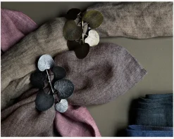 Online Daells Bolighus Mundserviet Skagen Charcoal 45x45cm Grå