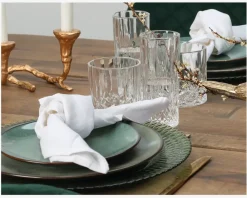 Hot Daells Bolighus Mundservietter 4 pak Hvid