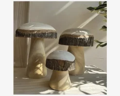 Clearance Daells Bolighus Mushroom natur H.20 cm