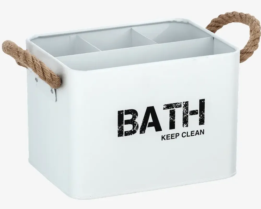 New Daells Bolighus Opbevaring m. 4 Rum Bathroom Hvid