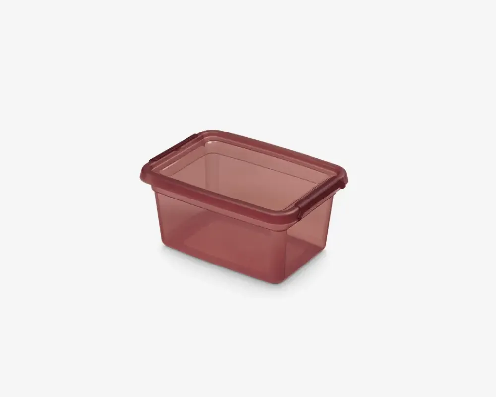 Sale Daells Bolighus Opbevaringsboks Base 1,5 L Rhubarb Rød