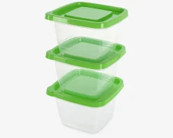 Discount Daells Bolighus Opbevaringsboks Grønt Sæt 3 stk.