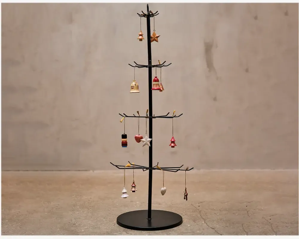 Best Daells Bolighus Ornament juletræ m/mønster ass H.5 cm