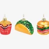 Hot Daells Bolighus Ornamenter Fast Food Sæt 3 Stk.