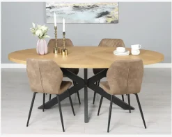 Outlet Daells Bolighus Ovalt spisebord i eg finer