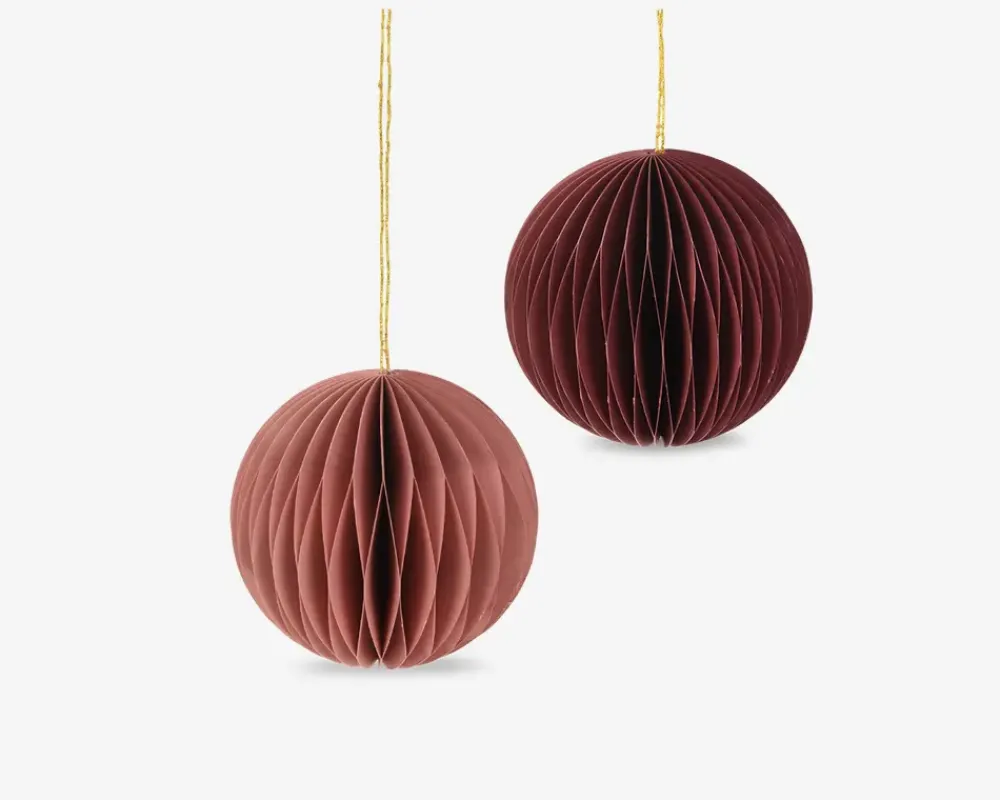 Discount Daells Bolighus Papir Honeycomb Kugle Lysserød Ass. Ø. 8 cm