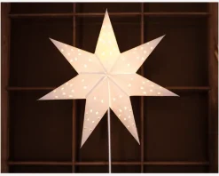 Hot Daells Bolighus Papirstjerne På Fod M/LED H.69