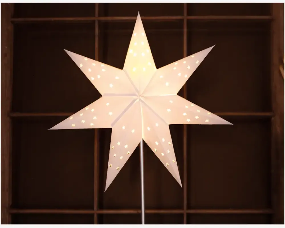 Hot Daells Bolighus Papirstjerne På Fod M/LED H.69