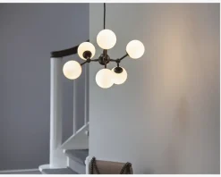 Discount Daells Bolighus Pendel Atom Opal Ø.45 cm Sort