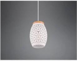 Outlet Daells Bolighus Pendel Bidar Ø.15 cm Hvid