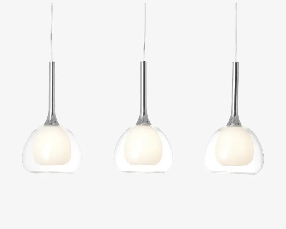 Clearance Daells Bolighus Pendel Hadan 3 Hvid H.120cm