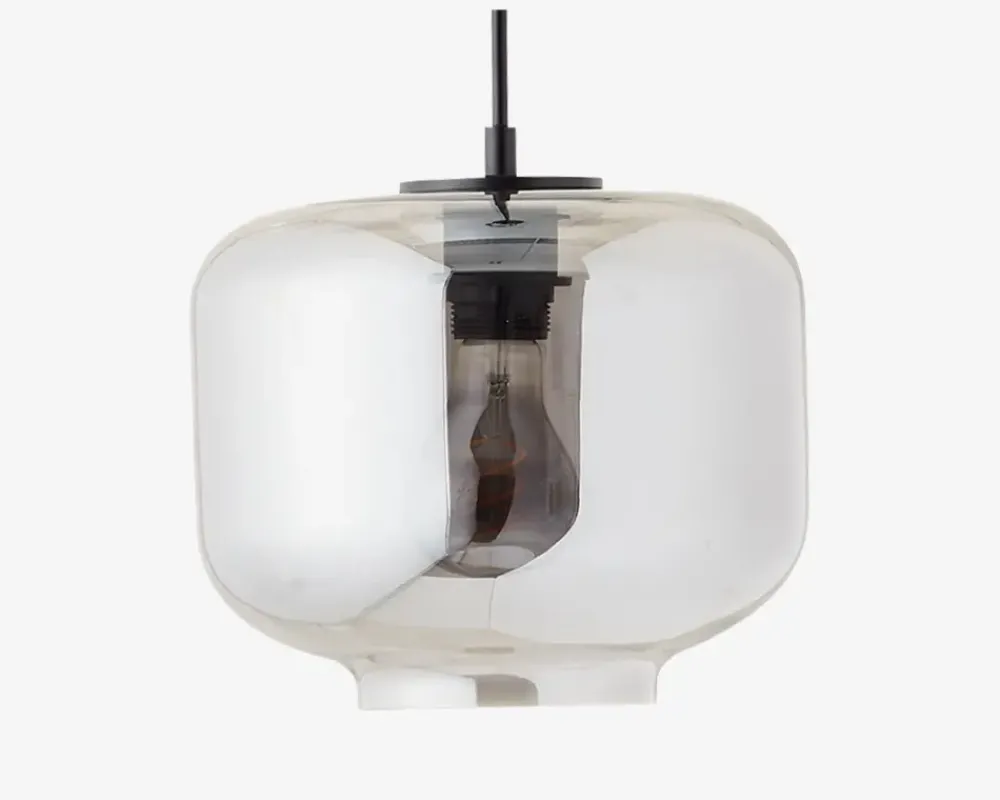 Daells Bolighus Pendel Kleon sort/røgfarvet Ø.24,8 cm