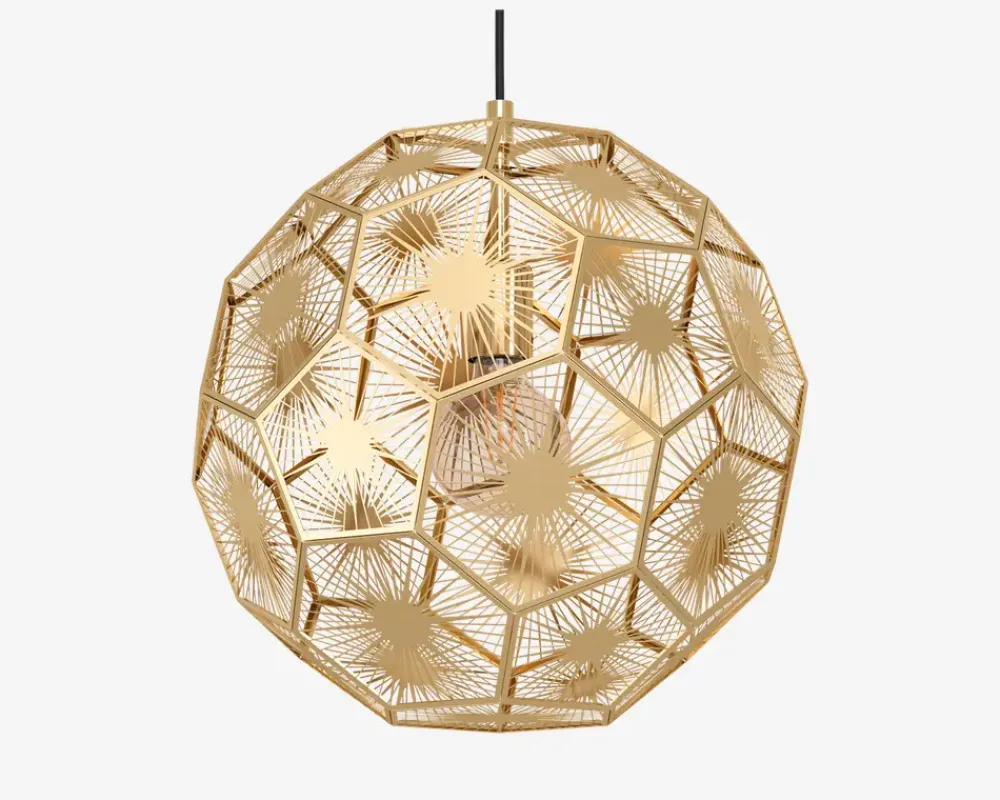 New Daells Bolighus Pendel Skoura Messing Ø.41 cm Messing, Sort