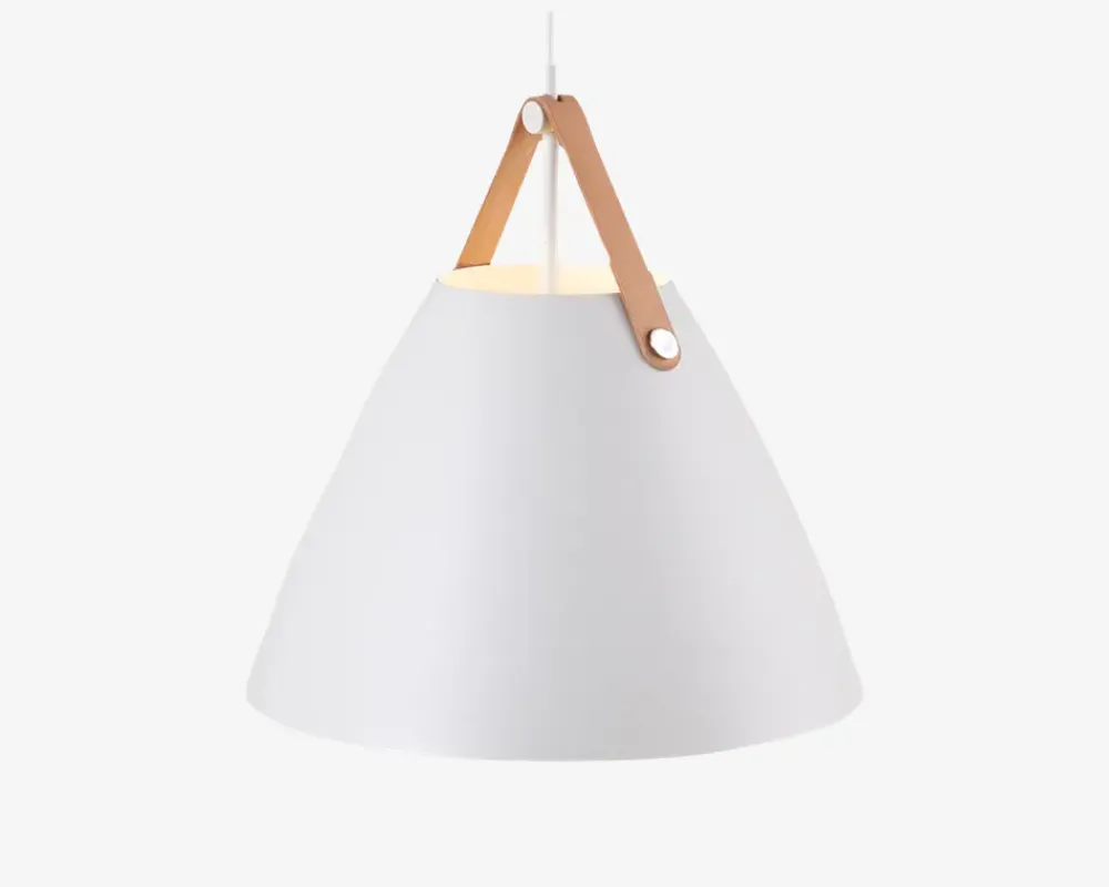 Best Daells Bolighus Pendel Strap Ø. 36 cm. Hvid