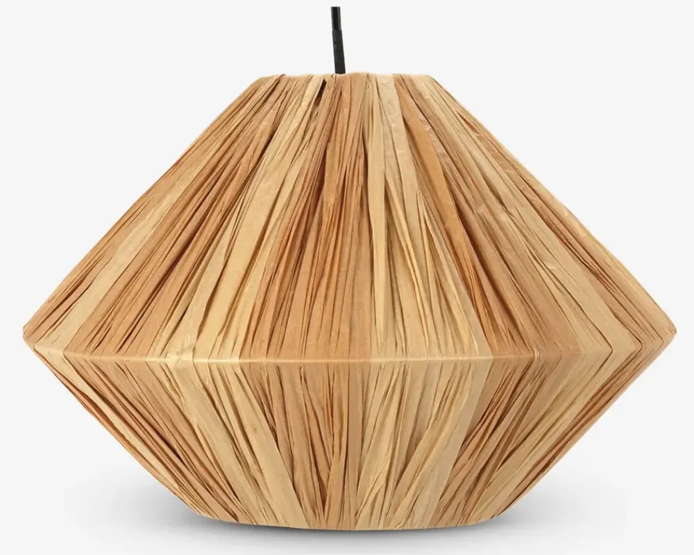 Clearance Daells Bolighus Pendel Vævet Papir Natur Ø.33 cm