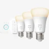 Clearance Daells Bolighus Philips Hue Starterkit 3x E27 + Dimmer + Hue Bridge