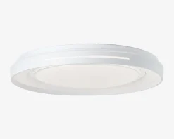 Best Daells Bolighus Plafond Barty Hvid LED Ø.48,5cm Hvid, Krom