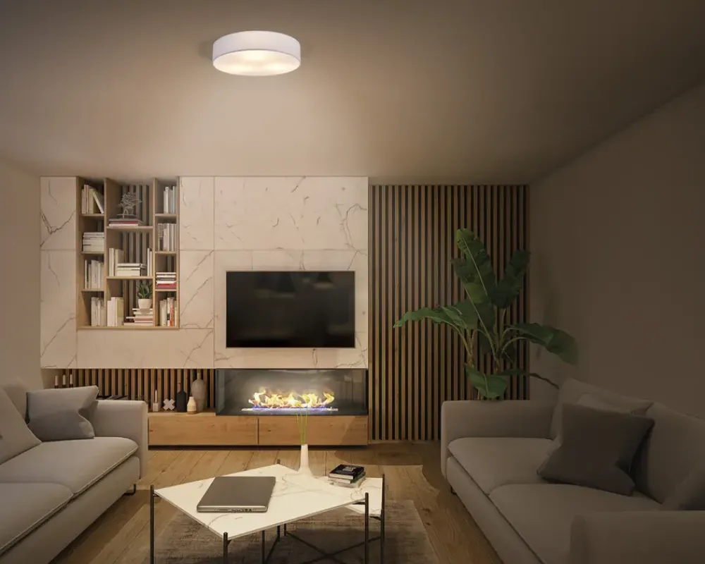 Clearance Daells Bolighus Plafond Paris Ø.30 cm Hvid