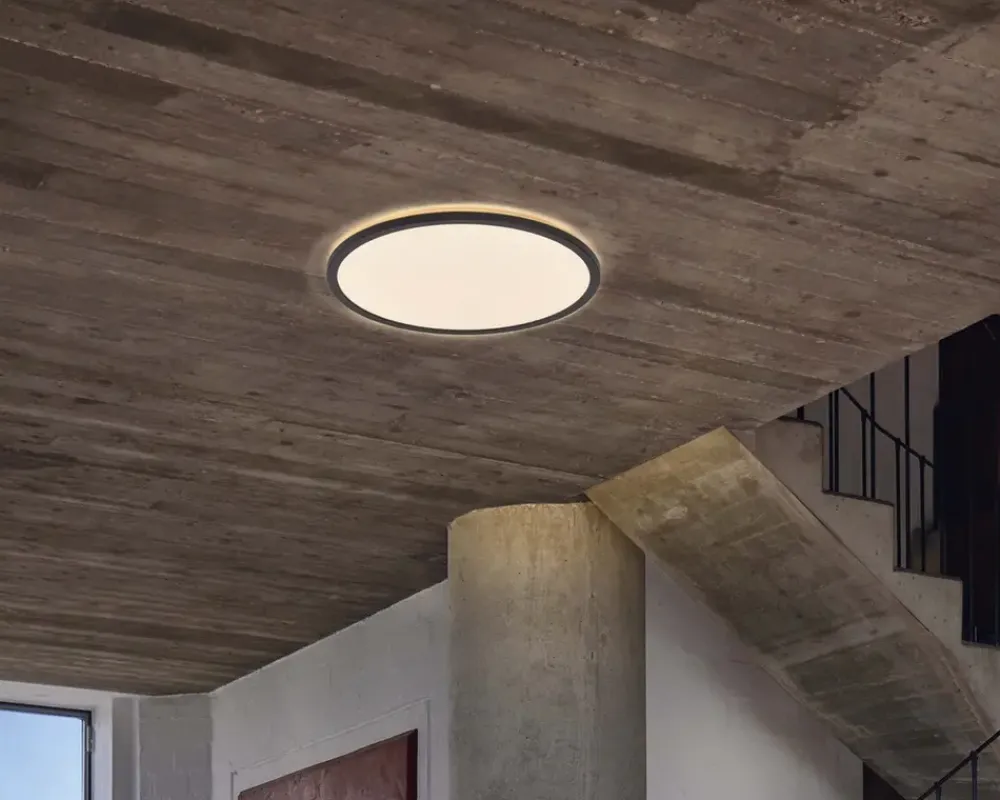 Hot Daells Bolighus Plafond Ultra Slim Backlight Ø.40 cm Sort