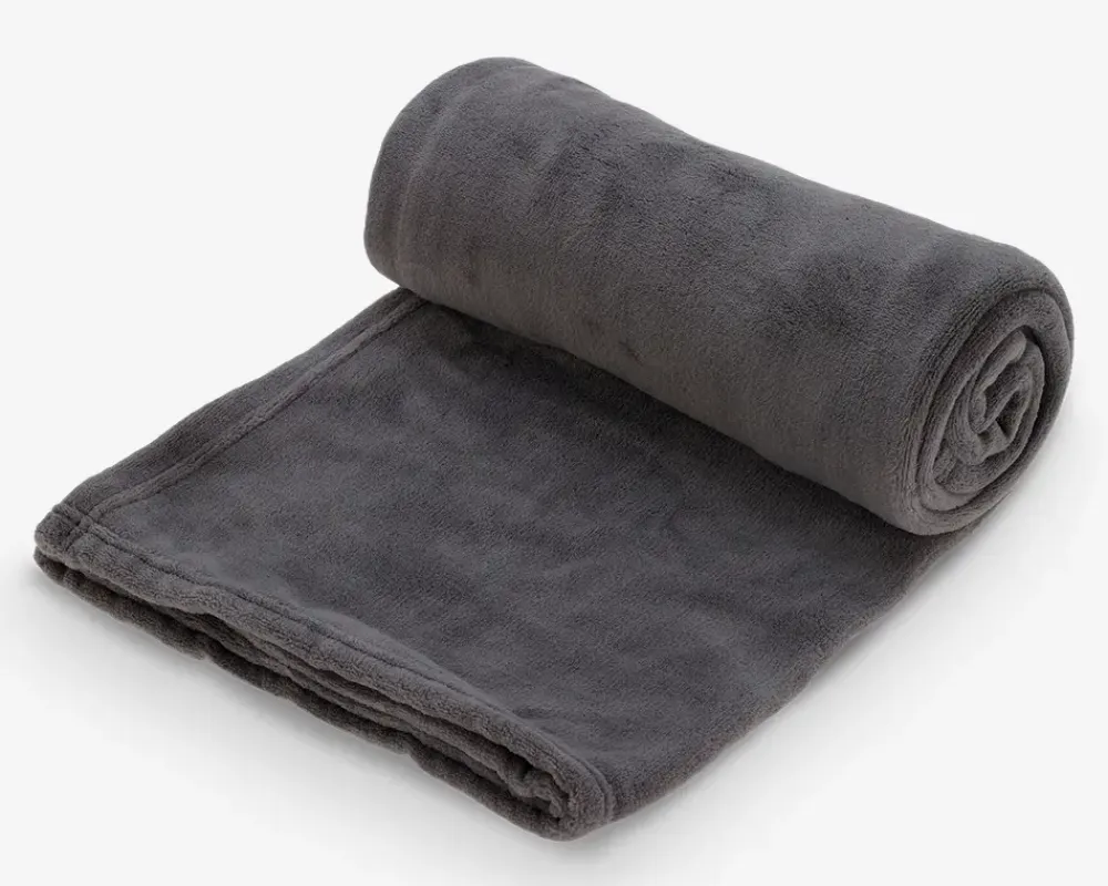 New Daells Bolighus Plaid Fleece 125x150 cm Grå