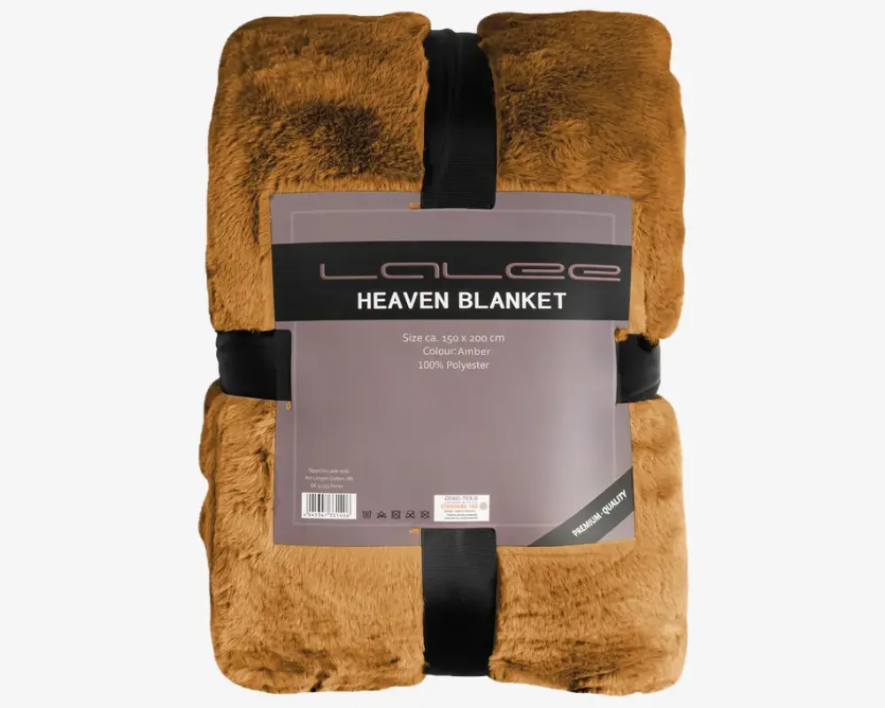 Outlet Daells Bolighus Plaid Heaven Amber 150x200cm Gul