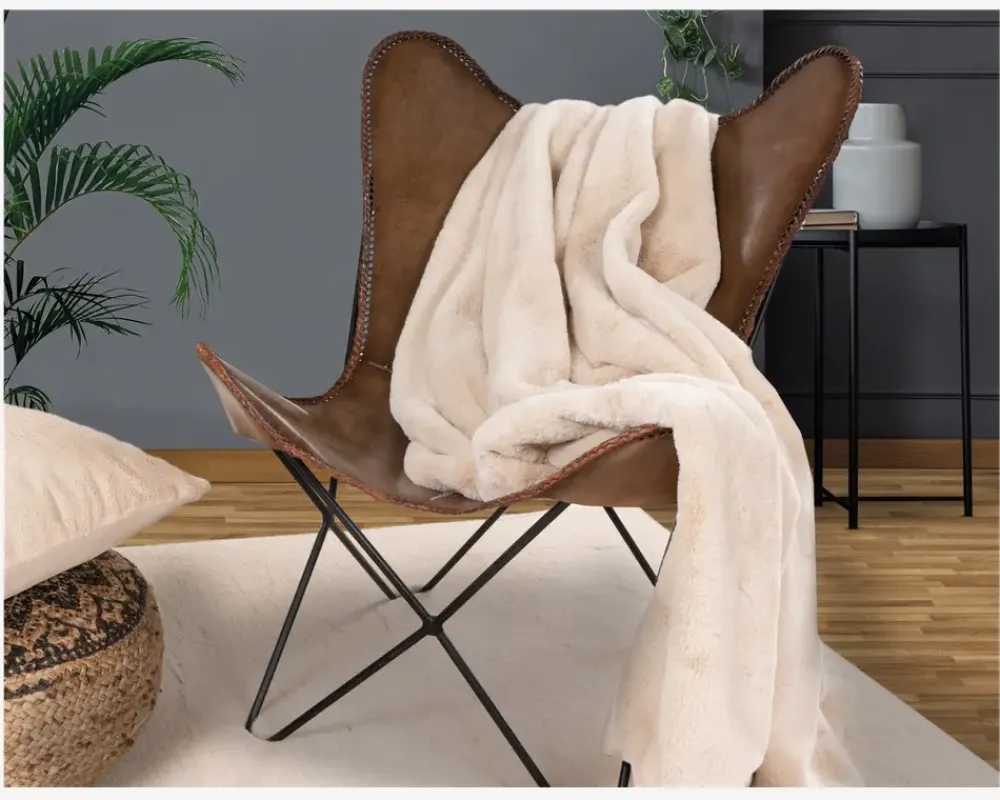 Sale Daells Bolighus Plaid Heaven 150x200cm Beige