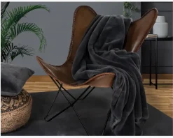 New Daells Bolighus Plaid Heaven Graphite 150x200cm Grå