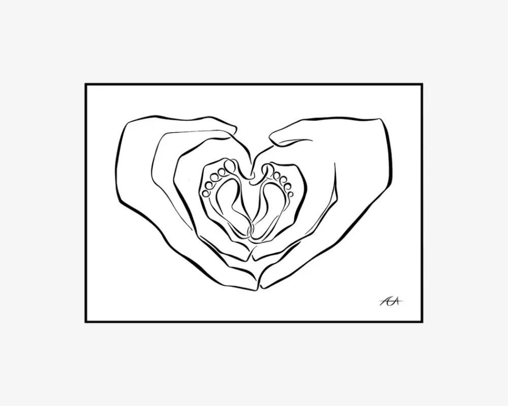 Best Daells Bolighus Plakat 50 x 70 cm Babyfødder