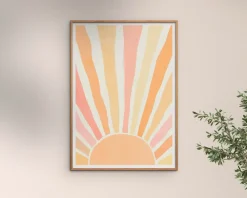 Clearance Daells Bolighus Plakat Boho Sunrise A5