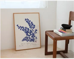 Daells Bolighus Plakat Botanical Fern III Blue