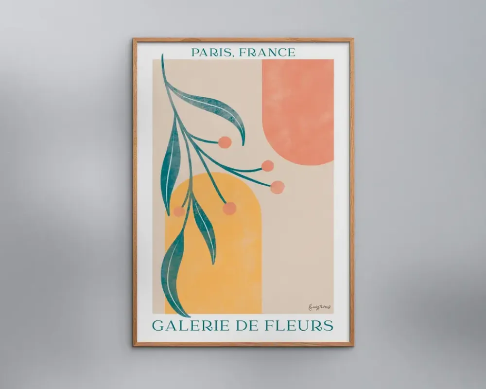 Best Daells Bolighus Plakat Botanical Poster III Oak 70x100 cm