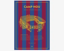 Daells Bolighus Plakat Camp Nou Barcelona 50x70 cm