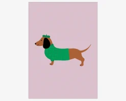 Clearance Daells Bolighus Plakat Dachshund A5