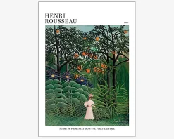 Clearance Daells Bolighus Plakat Femme Se Promenant Dans Une Foret Exotique