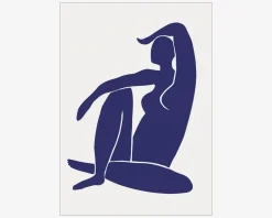 Outlet Daells Bolighus Plakat Figure Bleu 50X70 cm