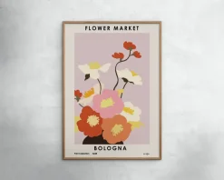 Outlet Daells Bolighus Plakat flower market 30x40 cm