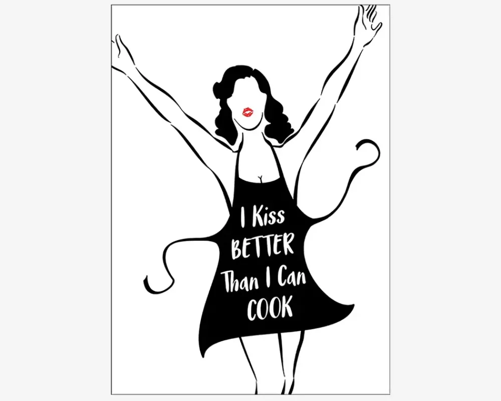 Outlet Daells Bolighus Plakat I Kiss Better Than I Cook