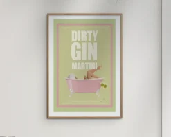 Daells Bolighus Plakat Jenny Dirty Gin Martini