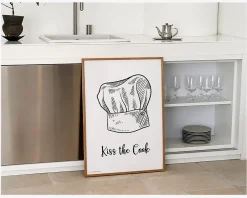 Hot Daells Bolighus Plakat Kiss The Cook