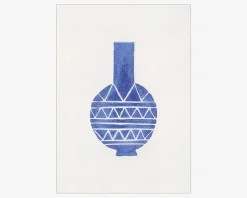 Sale Daells Bolighus Plakat Linocut Vase A5