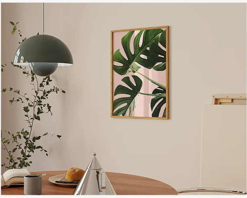 Sale Daells Bolighus Plakat Monsteras Pink