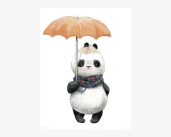Clearance Daells Bolighus Plakat Panda m. Paraply
