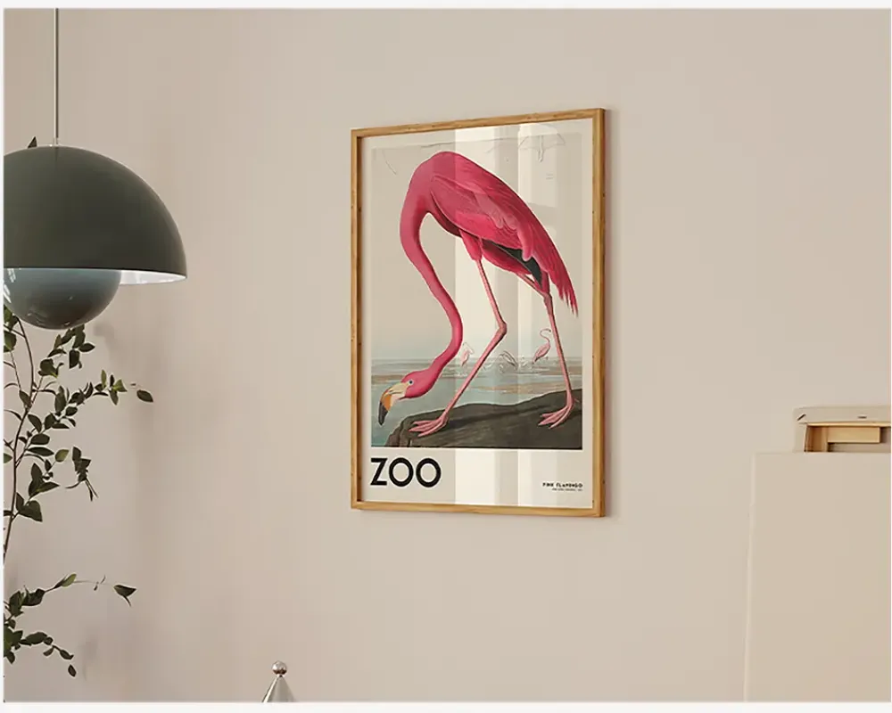 New Daells Bolighus Plakat Pink Flamingo