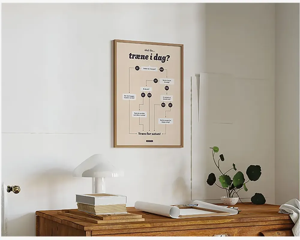 New Daells Bolighus Plakat Skal Du Træne I Dag?