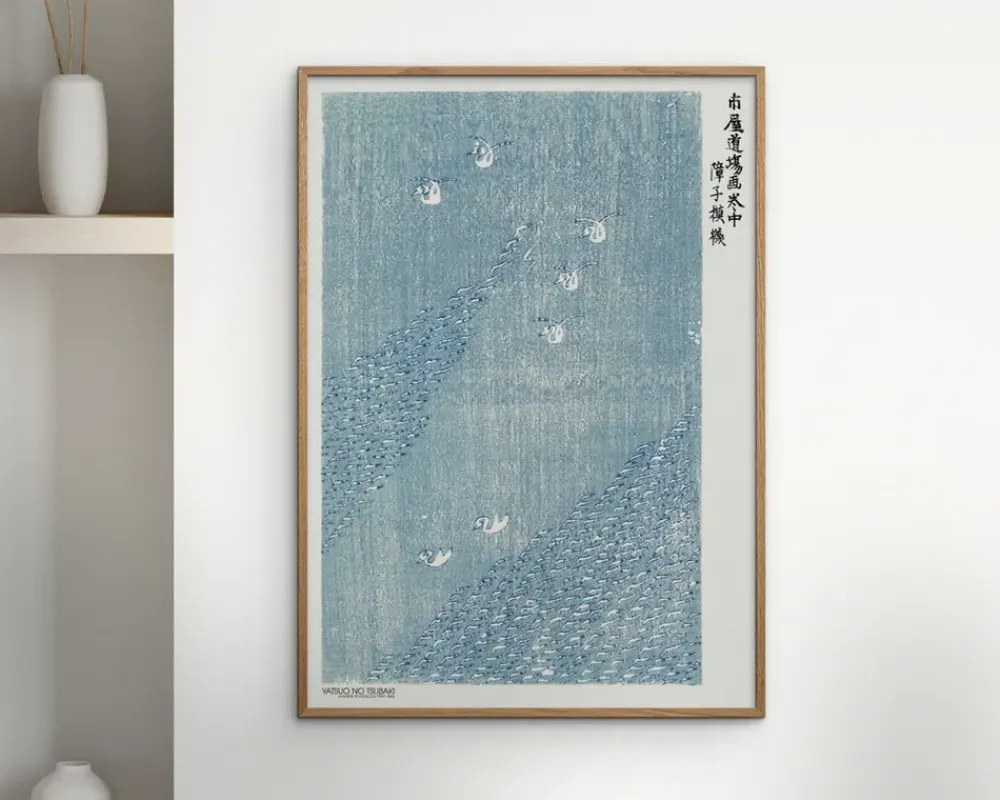 Discount Daells Bolighus Plakat taguchi woodvlock print 30x40 cm