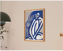 New Daells Bolighus Plakat The Silence Blue