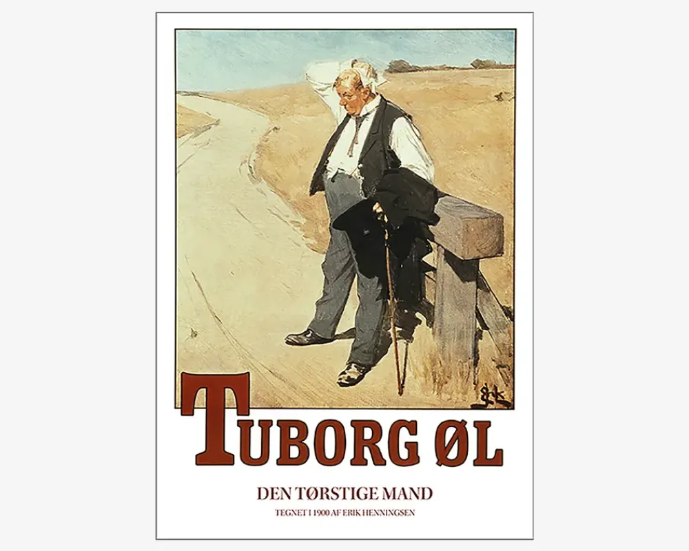 Discount Daells Bolighus Plakat Tuborg Manden