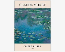Discount Daells Bolighus Plakat Water Lilies - Claude Monet