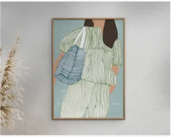 Daells Bolighus Plakat Wild Apple Striped 100x140 cm