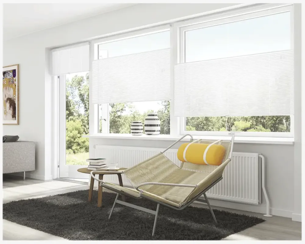 Hot Daells Bolighus Plisse Narvik 120x160 cm Hvid